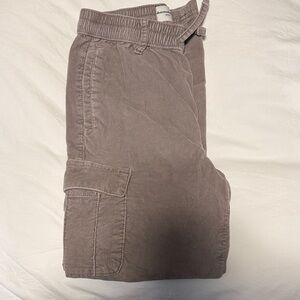 Abercrombie Kids Corduroy Cargo Pants - Brown